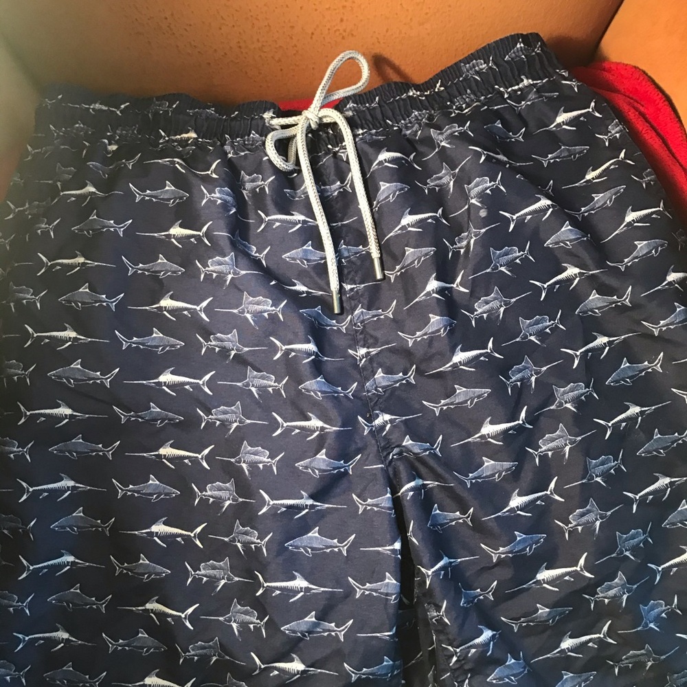 Swimming shorts.